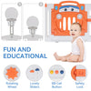 14/16Panels Baby Playpen Foldable Kids Safety Activity Center Plastic Yard Fence