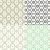As Creation Cozz Pastel Retro Floral Ethnic Hearts Motif Smooth Wallpaper
