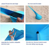 3-4Person Family Tent Beach Fishing Camping Garden Tent Shelter UV Protection UK