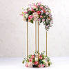 Metal Gold Geometric Flower Rack Wedding Art Pedestal Stand Props Detachable NEW