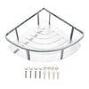 Stainless Steel Bathroom Corner Shower Shelf Caddy Rack Shampoo Storage Basket