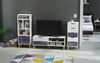 TV Cabinet Vintage TV Stand Console Table TV Unit Centre Table with Storage Cube
