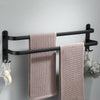 Wall Mounted Adjustable Towel Holder Shelf Bathroom Storage Rack Rail Bar Stand