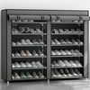 6 Tiers 36 Pairs Shoe Rack Dustproof Shelf Organiser Storage Shoes Cabinet Stand