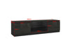 Modern 160cm TV Unit Stand TV Cabinet Sideboard High Gloss Doors & Matt Body