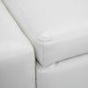 Bedroom Storage Bench PU Leather Seat Ottoman Hallway White