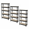 5 TIER HEAVY DUTY BOLTLESS METAL SHELVING SHELVES STORAGE SHELF GARAGE HOME