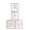 4PCS Boy Girl Baby Shower Love Party Decorations Transparent Cardboard Box Gift