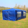 3X3M Garden Up Metal Marquee Gazebo Wedding Canopy Heavy Duty Party Tent 4 Sides