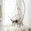 Hanging Hammock Swing Chair Handmade Rope Macrame Hammock Seat Outdoor Indoor