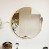 50cm Circular Round Glass Bathroom Mirror with wall hanging fixings Wall Decor