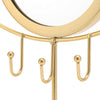 Gold Jewellery Tree Holder Hanger with Eye Shape Mirror Earrings Bracelets Stand