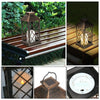 Waterproof LED Solar Lantern Light Powered Hanging Outdoor Garden Candle Lamp