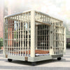 97CM Dog Cage Puppy Pet Crate Travel Carrier Small Medium Large Kennel W/Wheel