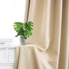 Thermal Blackout Ready Made Eyelet Ring Top Pair of Curtains with Free Tie Backs