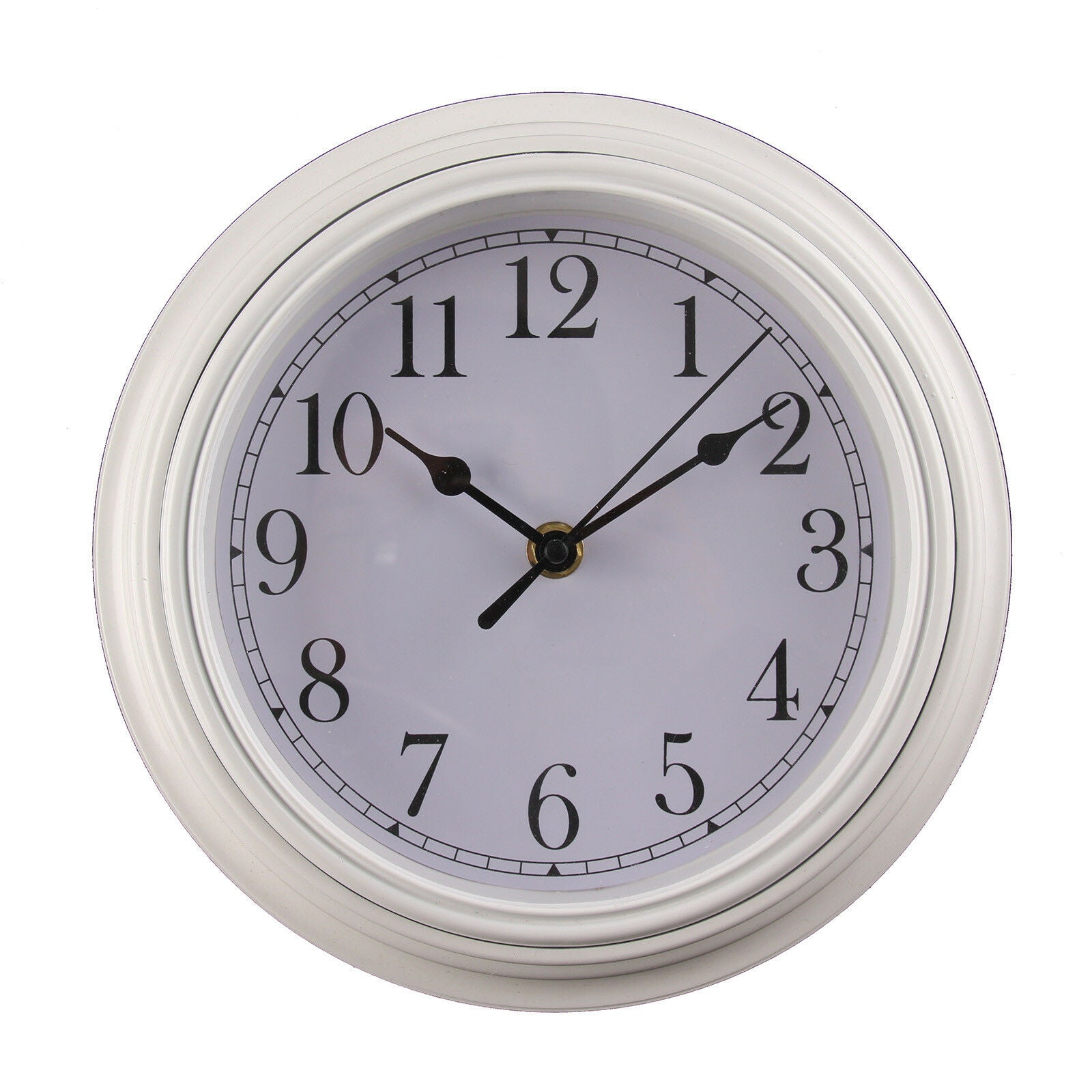 Shabby Chic Vintage Small Wall Clock White or Grey Kings Cross London Home Gift