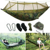 Jungle Parachute Hammock With Mosquito Net Military Bushcraft Double Person UK