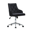 Velvet Home Office Chair Computer Desk Chairs Ergonomic Swivel Tilt Lift Black