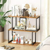 Small Industrial Bookcase Vintage Retro Shelving Unit Storage Rack Metal Cabinet