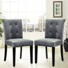 Velvet Knocker Ring Dining Chair Studded Button Back Chair Bedroom Kitchen 1pcs