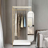 Luxury Gold Clothes Rail Hanging Rack&Mirror Garment Display Stand Storage Shelf