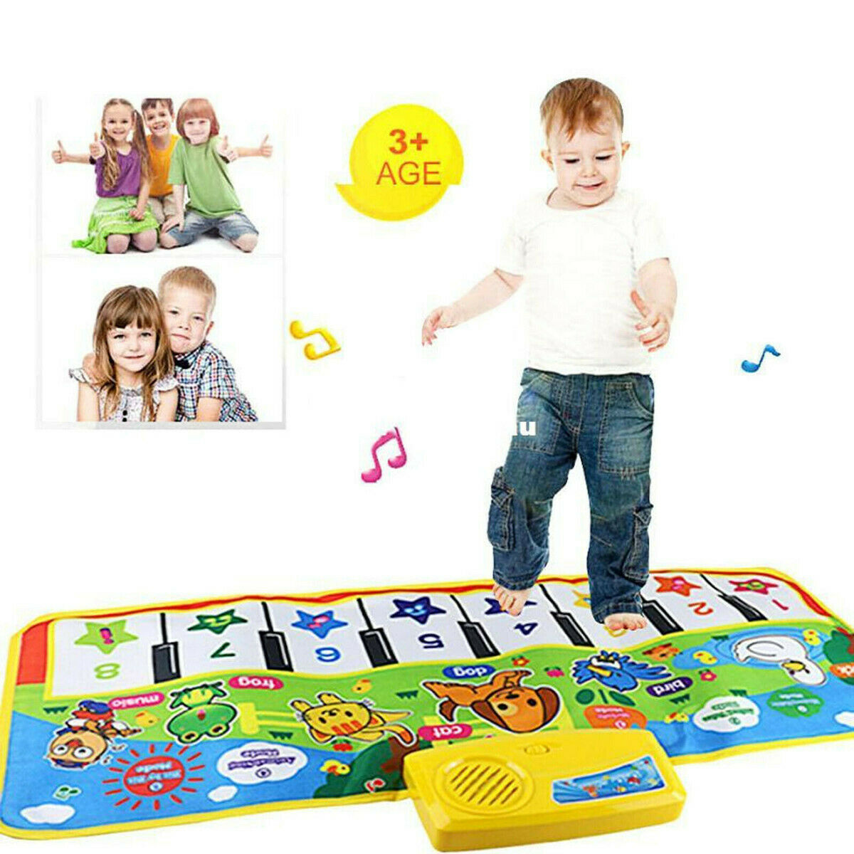 Kids Gift Toy Touch Play Learn Singing Piano Keyboard Music Carpet Mat Blanket