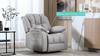 BROOKLINE ELECTRIC FABRIC AUTO RECLINER ARMCHAIR GAMING USB LOUNGE SOFA CHAIR