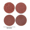 40x 2'' 50mm Sanding Discs Pad 24/60/80/120 Grit Abrasive Roll Lock UK