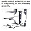 8 Tier Cupboard Kitchen Cabinet Storage Organiser Rack Pan Stand Pot Holder