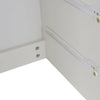 Modern Bedside Table Cabinet Chest of Drawers Nightstand with 3 Drawers White