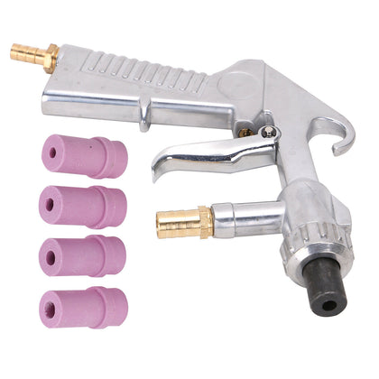 Sand Blaster Gun Air Sandblaster Siphon Sand Blasting Ceramic Nozzles Tip Set uk