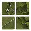 Heavy Duty Tarpaulin Waterproof Sheet Thick Army Green Tarp Ground Canvas Cover