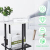 Small Bedside Table Cabinet Side End Table Nightstand Storage Organizer Stand