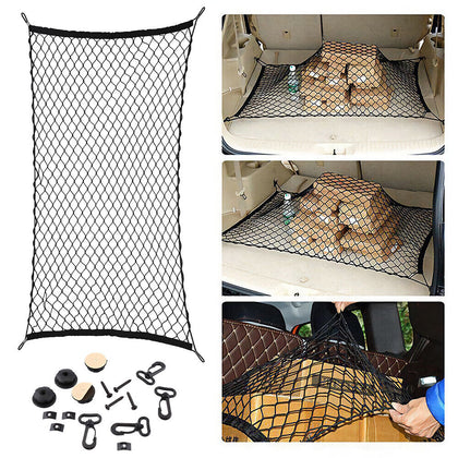 Large Car Cargo Net Nylon Elastic Mesh Luggage Storage Pickup SUV Truck 115x60cm