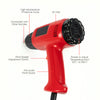 Heat Gun Hot Air Gun 4 Nozzles Electric 2000W Dryer Solder Shrink Paint Stripper