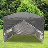 3x3m Pop Up Gazebo Marquee Outdoor Garden Party Tent Canopy 4 Side Panels New
