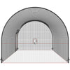 12FT Softball Baseball Cage Net and Frame Heavy Duty Pitching Batting Cage
