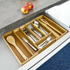 Bamboo Wooden Extending Expandable Cutlery Tray Holder Kitchen Drawer Tidy New