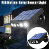 1/2 Solar Powered PIR Motion Sensor&Wall Lights Outdoor Garden Security Lamp UK