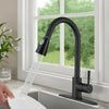 Kitchen Sink Taps Pull Out Spray Single Lever Swivel Spout Brass Mixer Tap UK MU