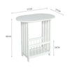 Small Sofa Side End Table Tea Coffee Stand Lamp Desk Magazine Book Holder Rack