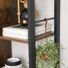 Large Industrial Bookcase Vintage Storage Unit Rustic Metal Cabinet Tall Display