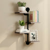 Vintage Industrial Pipe Wood Metal Wall Floating Shelf Storage Shelves Unit UK