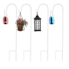 8x Border Garden Shepherds Crook Hooks for Bird Feeders & Lanterns 3 Colors 90cm