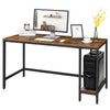 HOOBRO Computer Desk Large Office Desk Sturdy Writing Table Workstation Vintage