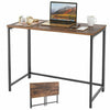 Folding Study Coffee Table Foldable Computer Desk Wooden Laptop Office Tables