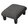 Fabric Bench Footstool Seat Pouf Pouffee Ottoman Stool Living Bedroom Foot Rest