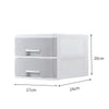 Mini Desk-Top Organizer Drawers Durable Box Office Cosmetic Storage Small Cases