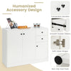 3-Door Storage Cabinet Buffet Cabinet w/ 2 Drawers Sideboard Kitchen Hallway