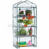 4 Tier Mini Greenhouse PVC Cover Garden Plants Flower Growing Covers Rollu
